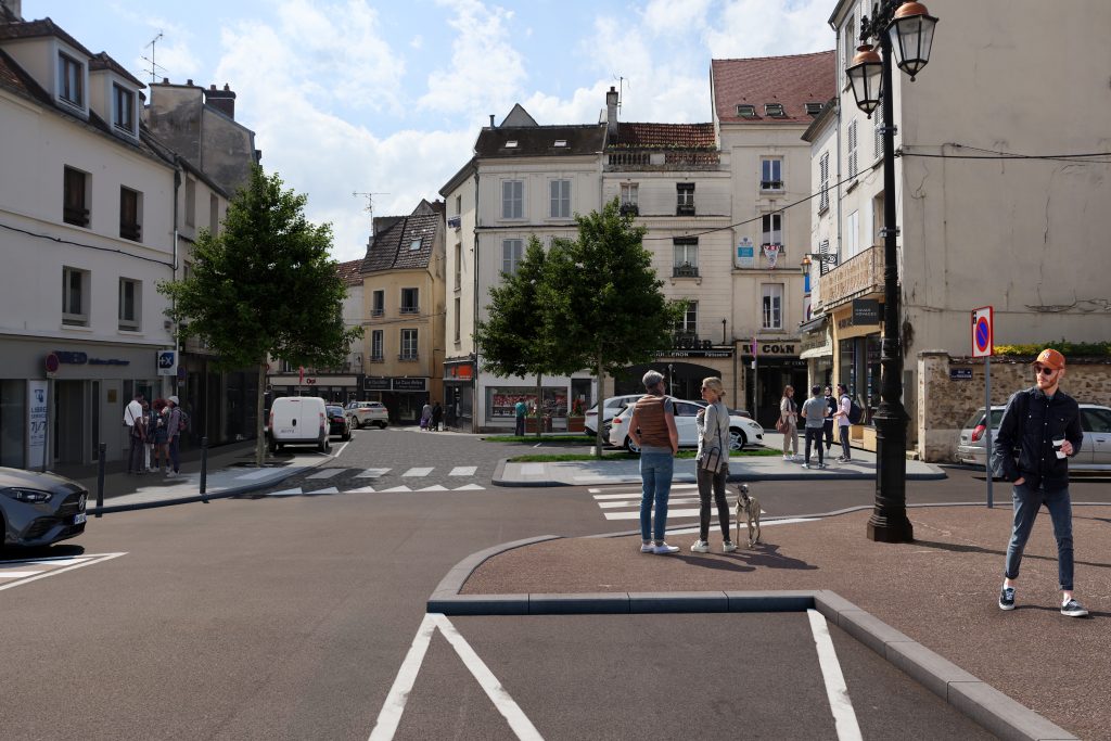 Projection de l’entrée de la Place Saint-Denis